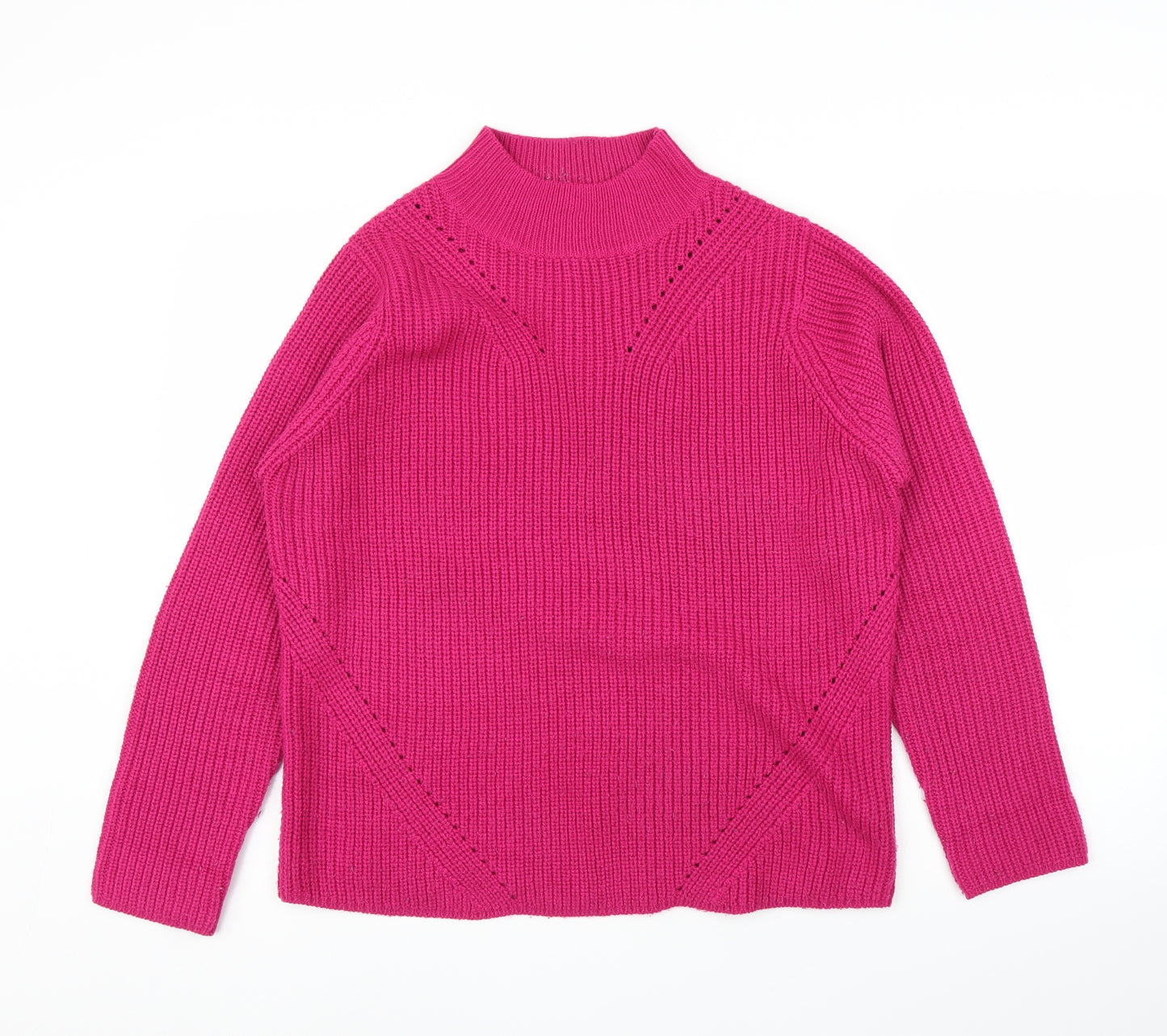 Bonmarché Womens Pink   Pullover Jumper Size 12