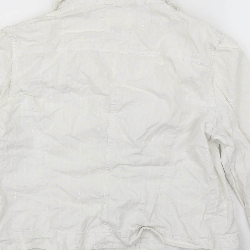 Monsoon Womens White   Cardigan Jumper Size 18  - Jacket