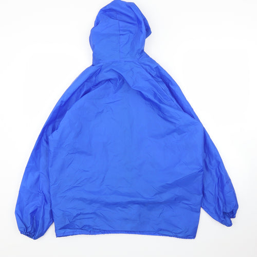 Preworn Womens Blue   Rain Coat Coat Size S