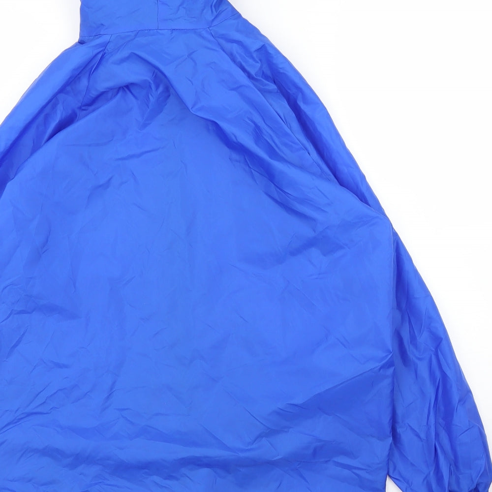 Preworn Womens Blue   Rain Coat Coat Size S