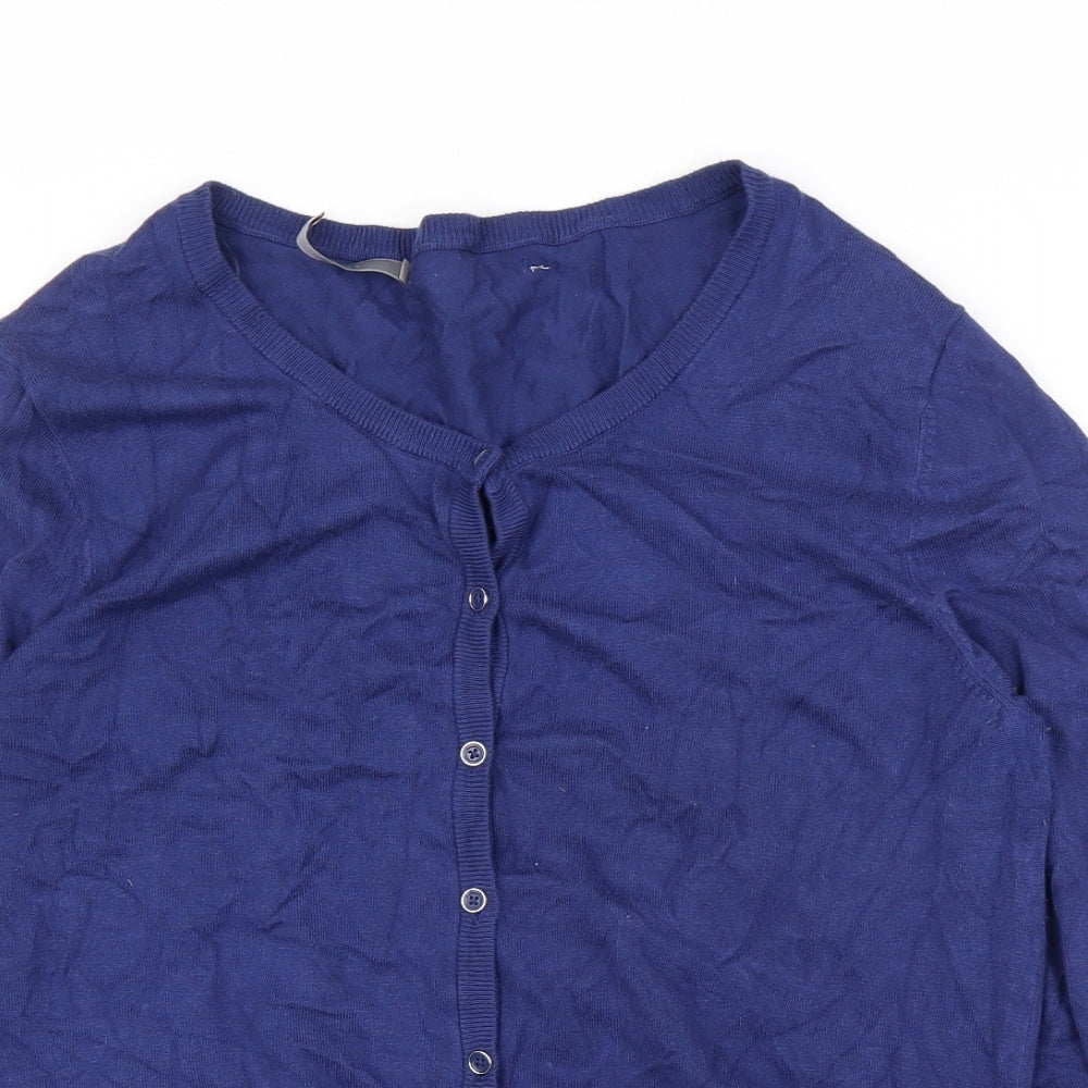 George Womens Blue   Cardigan Jumper Size 12