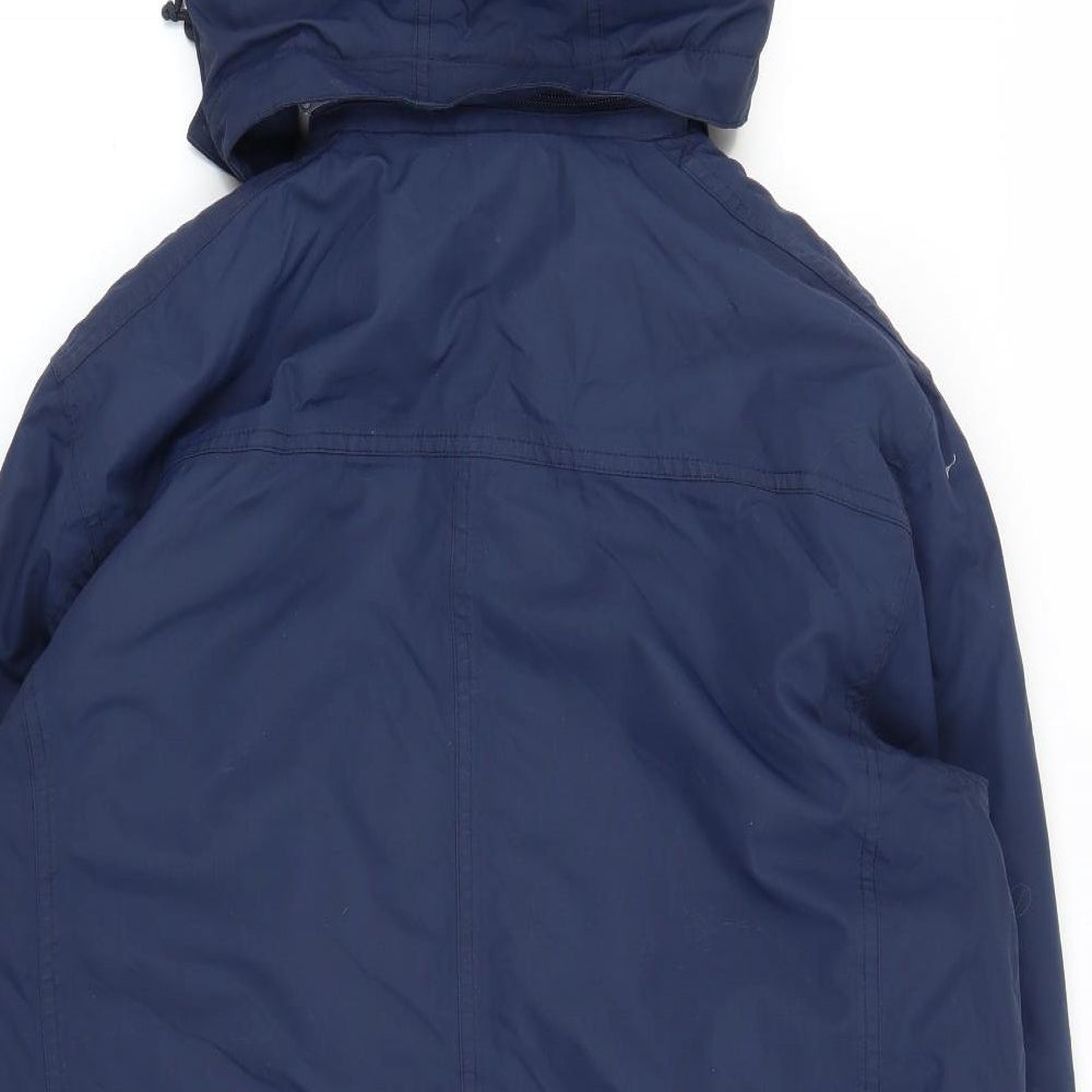 Hi Gear Mens Blue   Parka Coat Size M