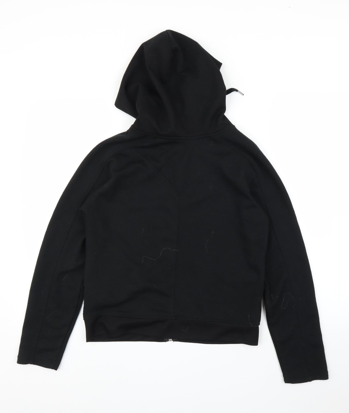 Primark Womens Black   Full Zip Hoodie Size 12