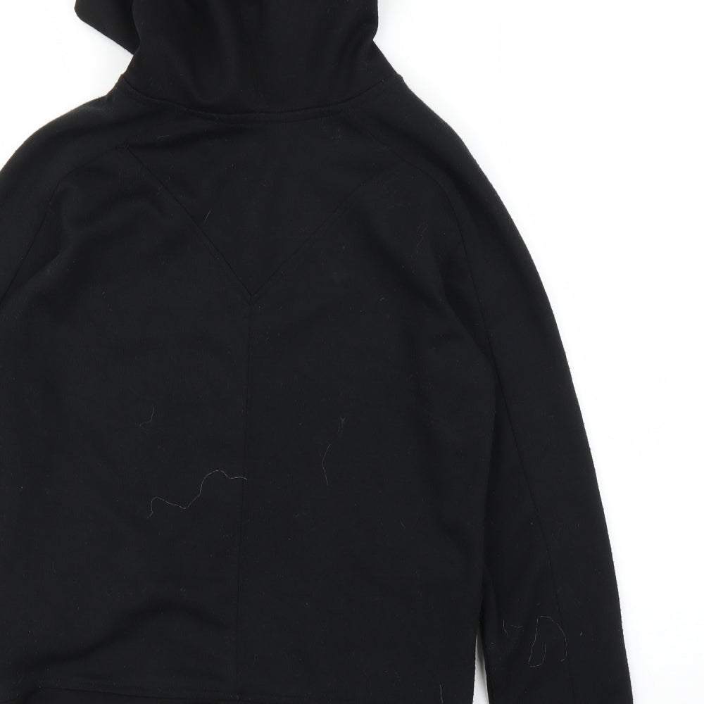 Primark Womens Black   Full Zip Hoodie Size 12