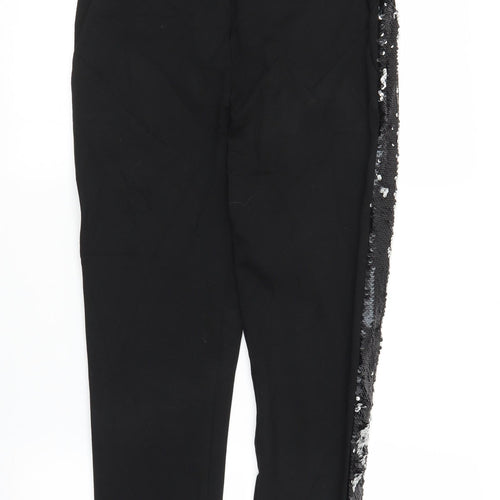 Latte Womens Black   Carrot Trousers Size S L27 in