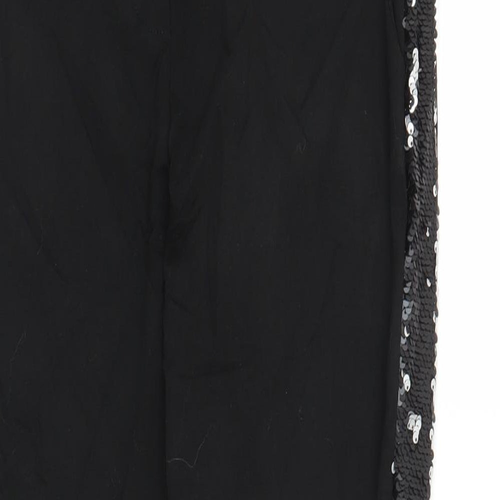 Latte Womens Black   Carrot Trousers Size S L27 in
