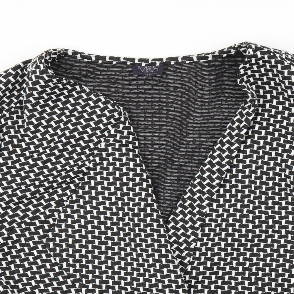M&S Womens Black   Cardigan Jumper Size 20  - Jacket