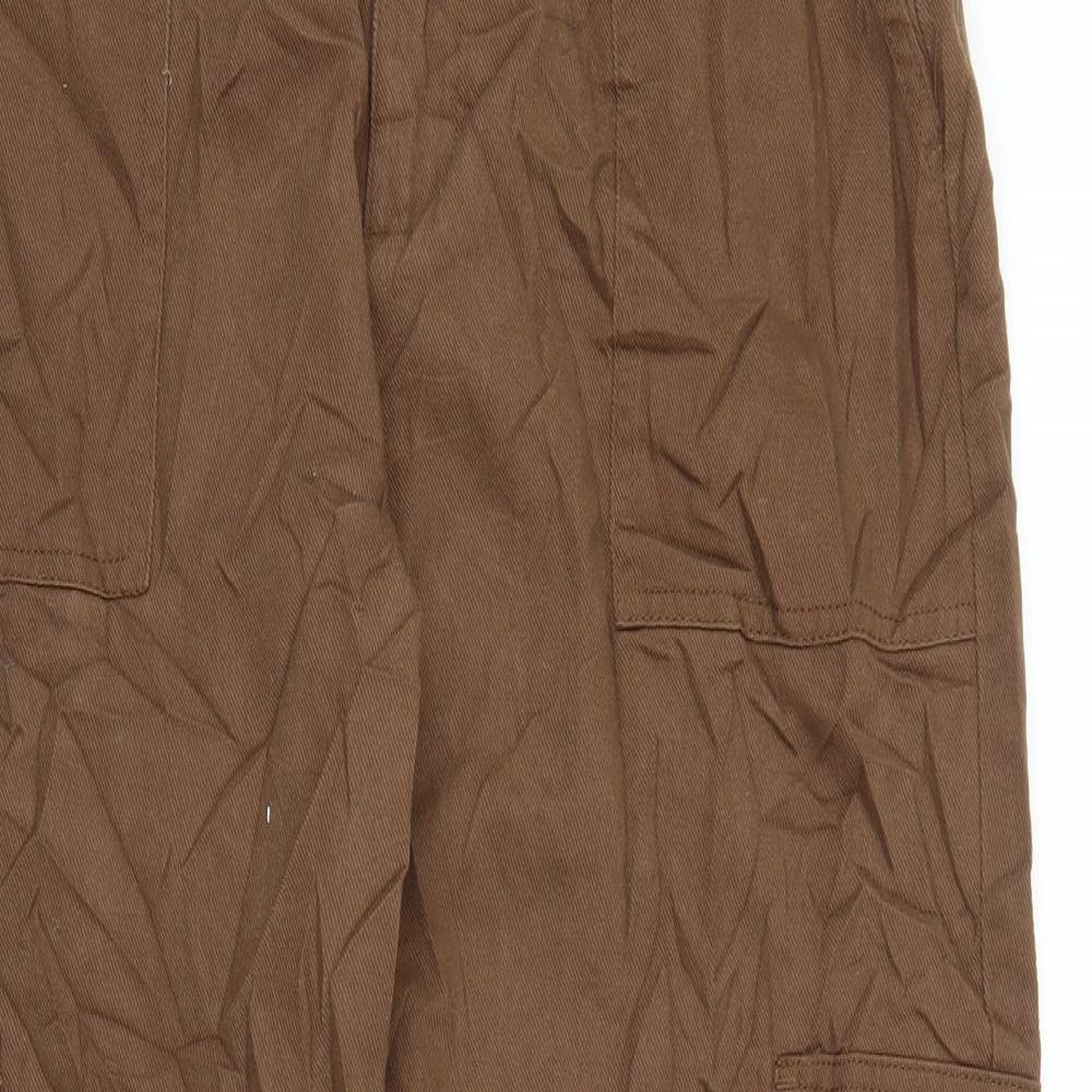 Primark Womens Brown   Cargo Trousers Size 18 L27 in