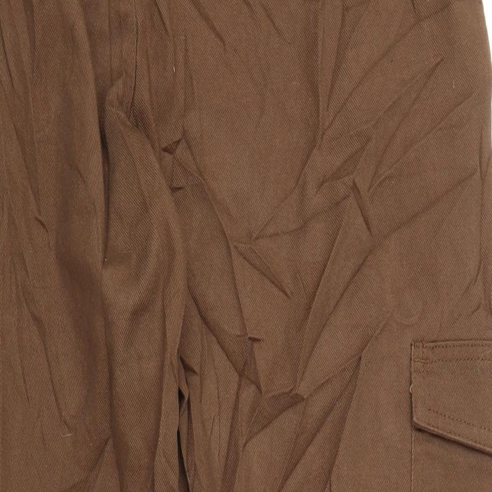 Primark Womens Brown   Cargo Trousers Size 18 L27 in