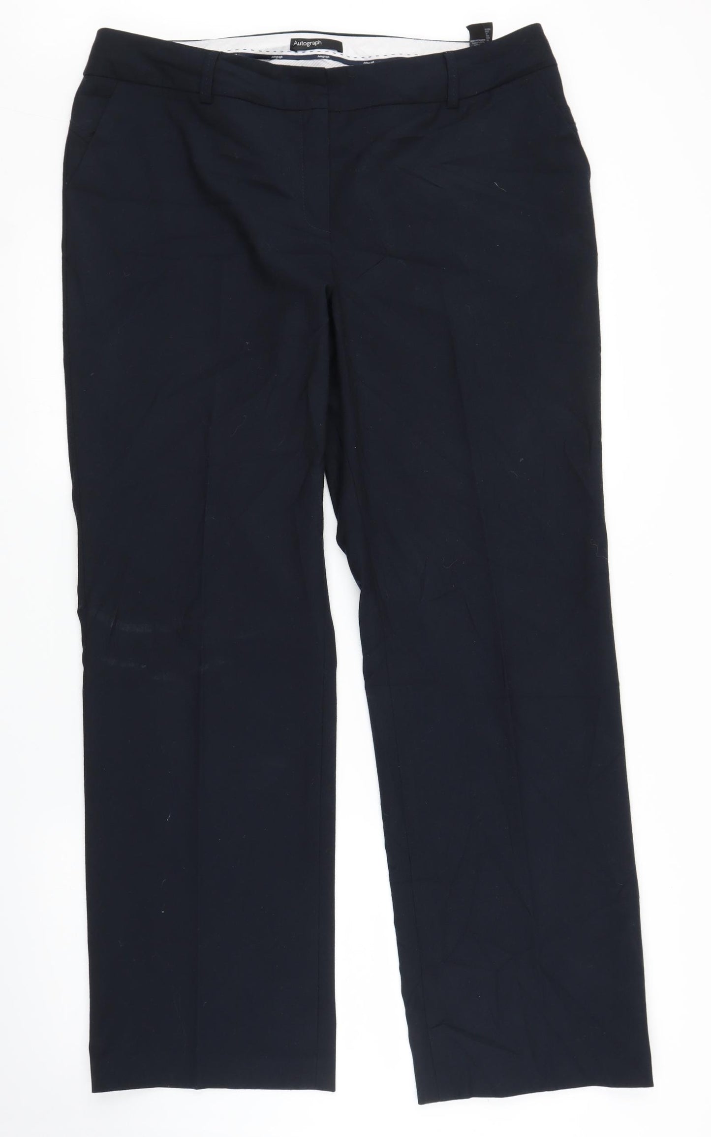 Autograph Womens Blue   Trousers  Size 16 L29 in