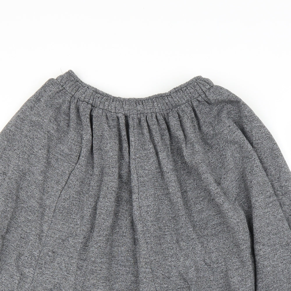 Nicole Lewis Womens Grey   Pleated Skirt Size M