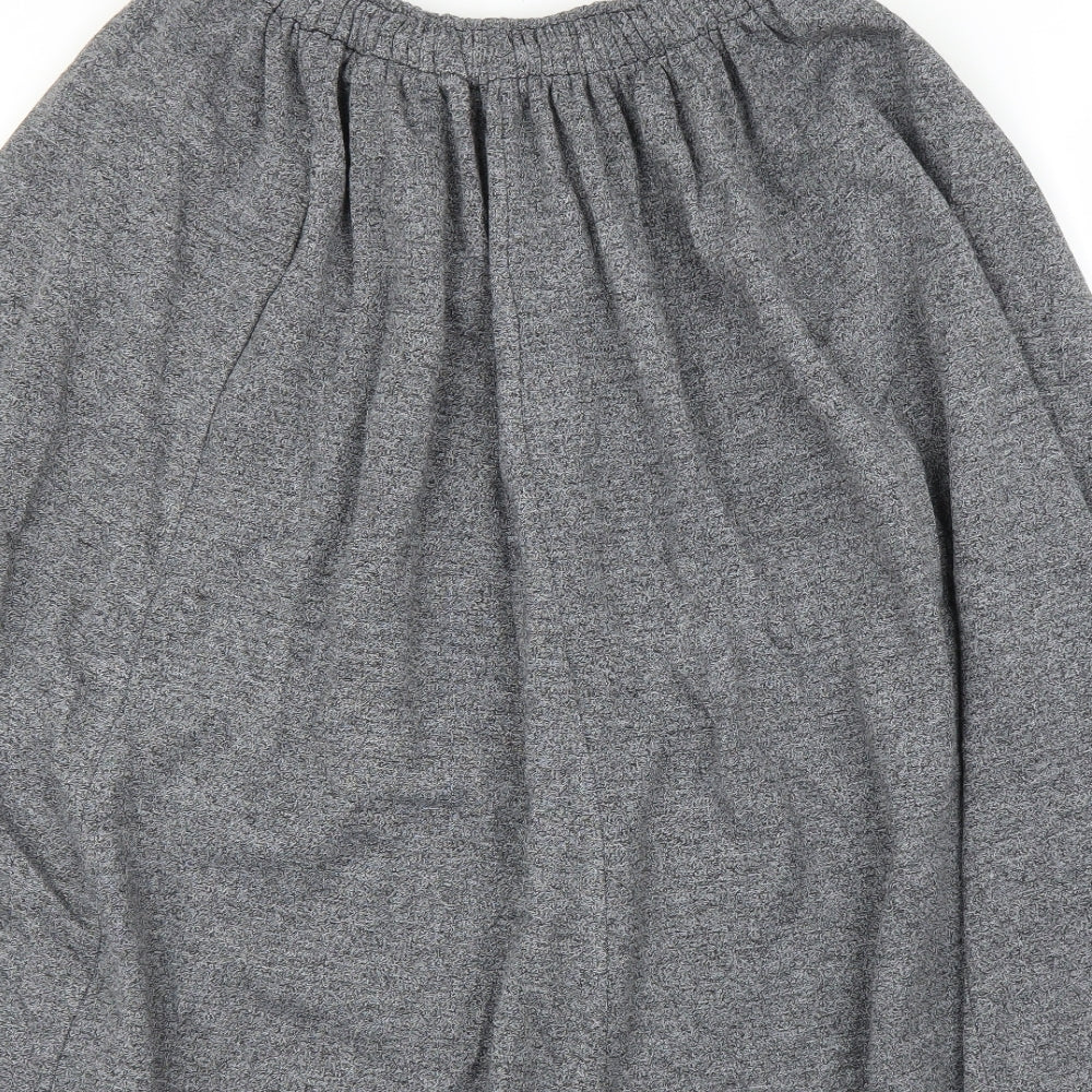 Nicole Lewis Womens Grey   Pleated Skirt Size M