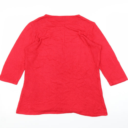 Mr Max Fashion Womens Red   Pullover Jumper Size XS