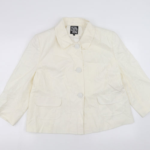 Debenhams Womens White   Jacket  Size 18
