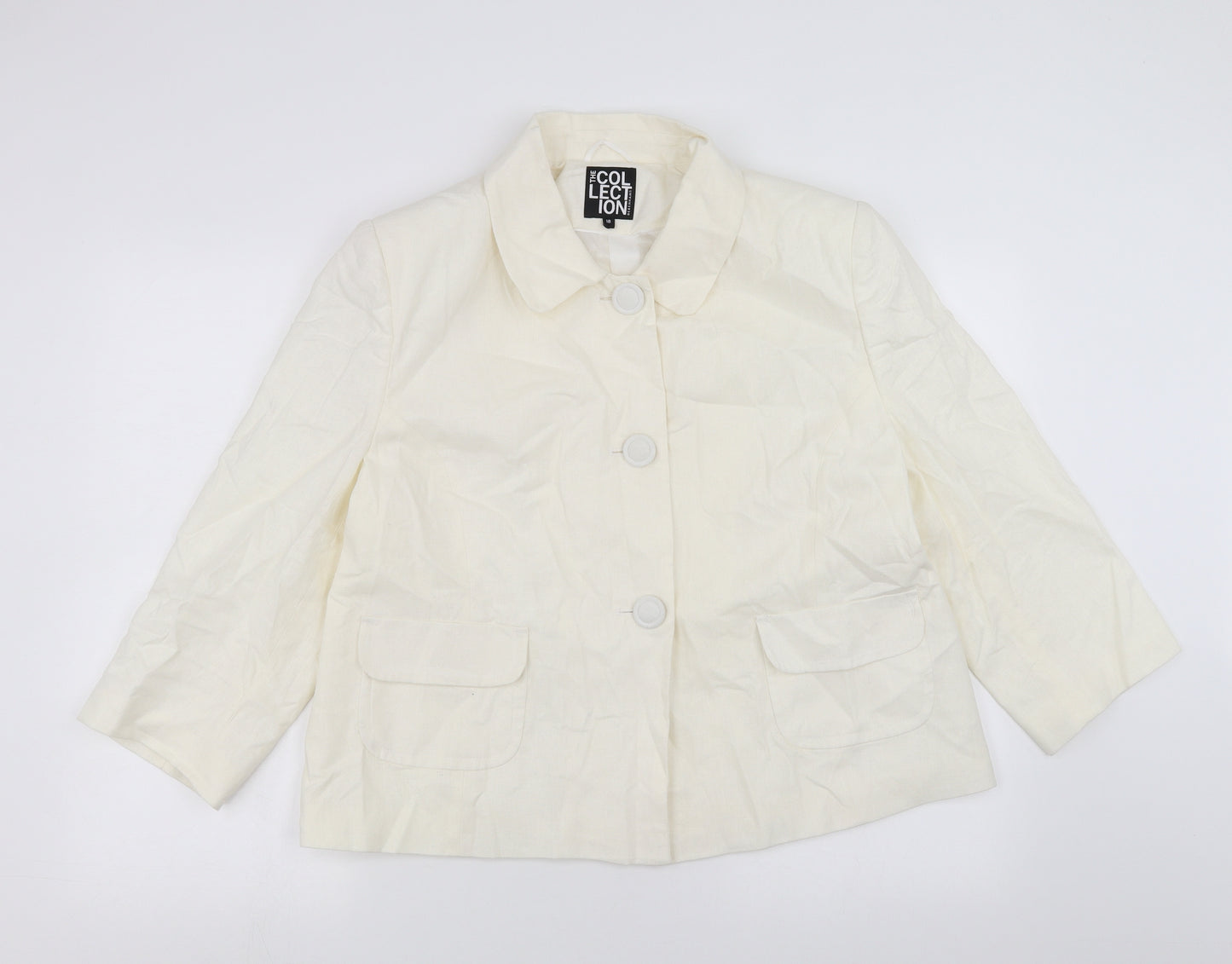 Debenhams Womens White   Jacket  Size 18