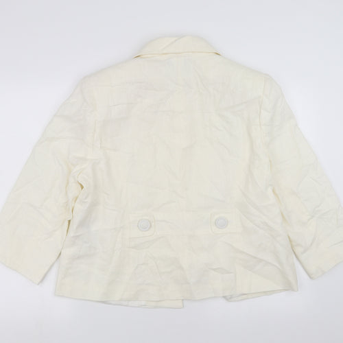 Debenhams Womens White   Jacket  Size 18