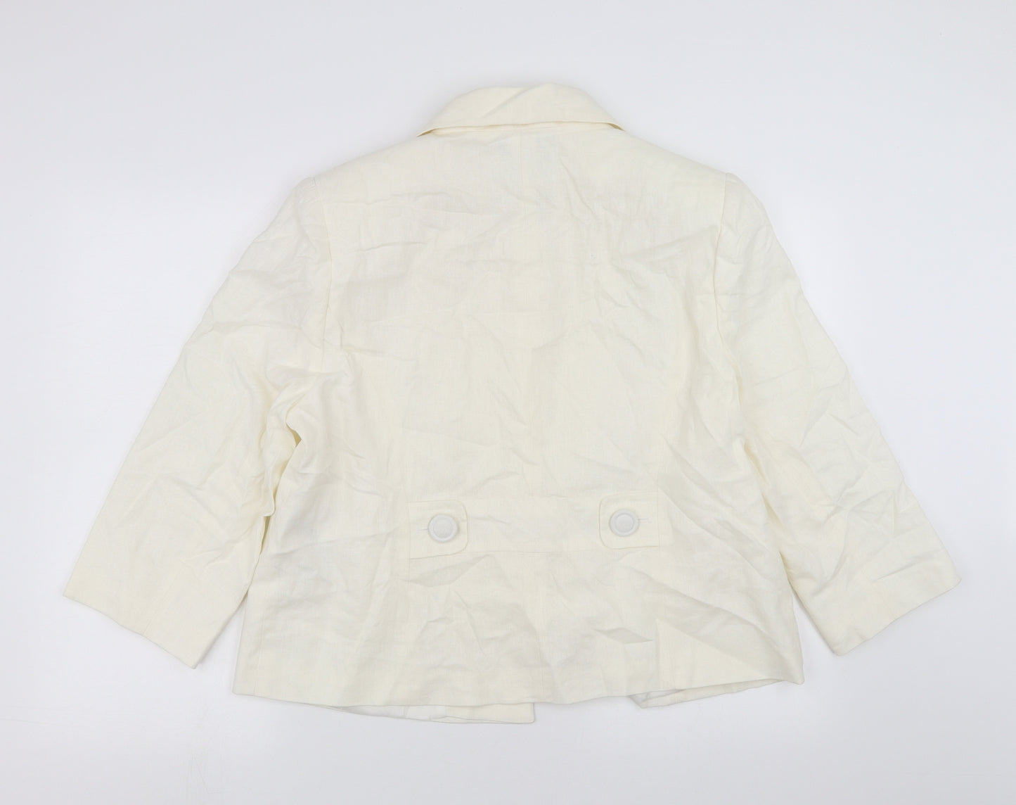 Debenhams Womens White   Jacket  Size 18