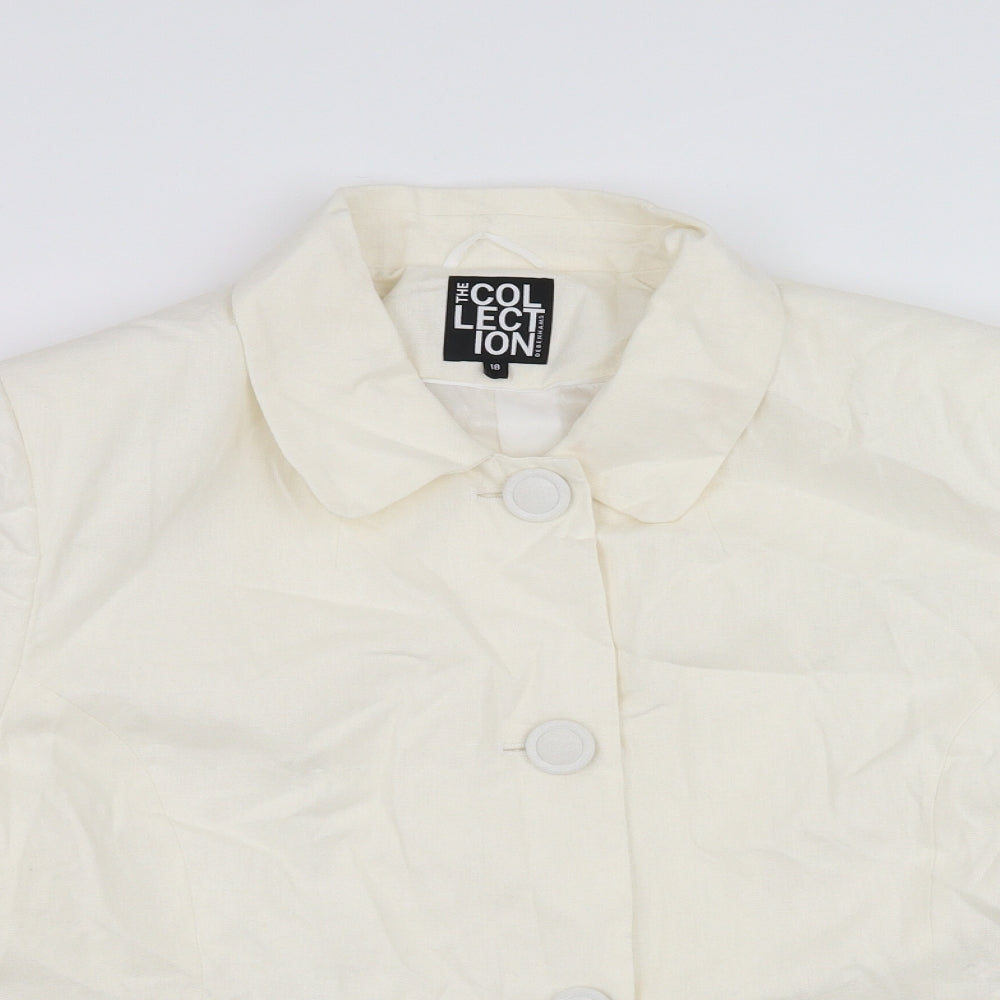 Debenhams Womens White   Jacket  Size 18