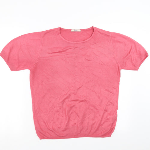 Marks and Spencer Womens Pink   Pullover Jumper Size 16