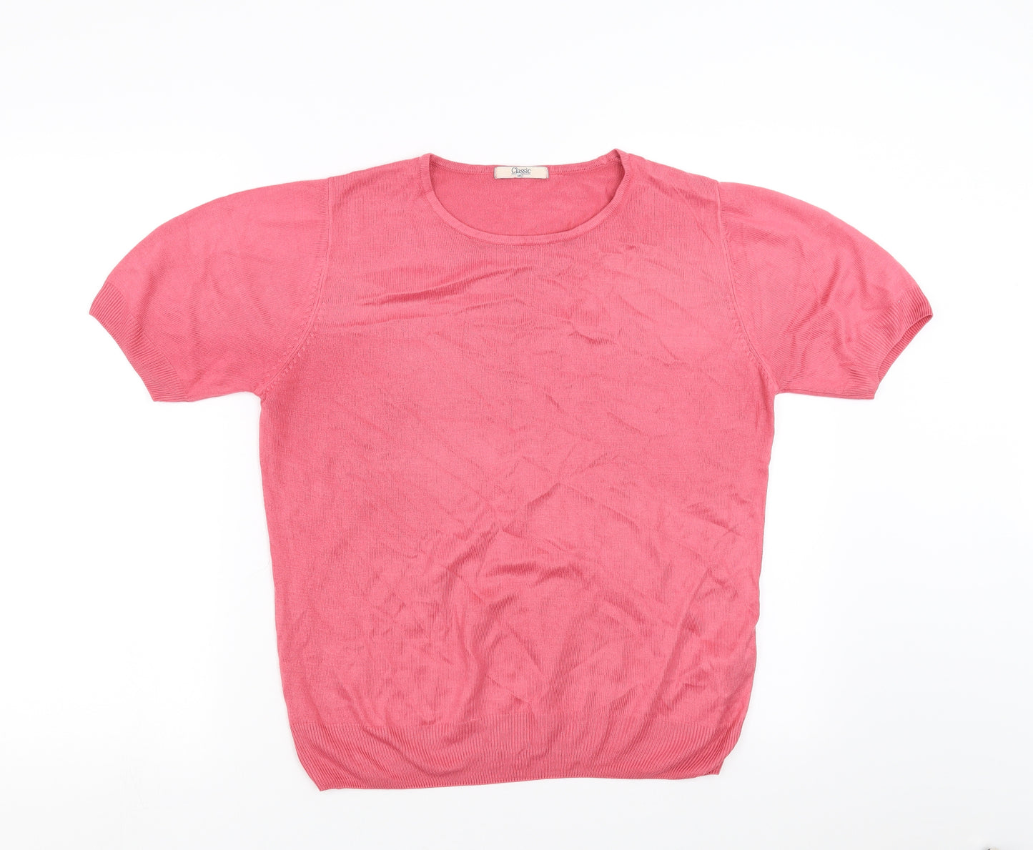 Marks and Spencer Womens Pink   Pullover Jumper Size 16