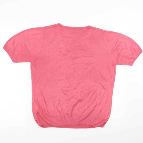 Marks and Spencer Womens Pink   Pullover Jumper Size 16