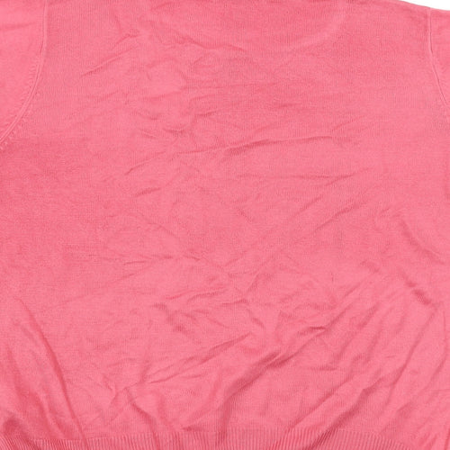 Marks and Spencer Womens Pink   Pullover Jumper Size 16