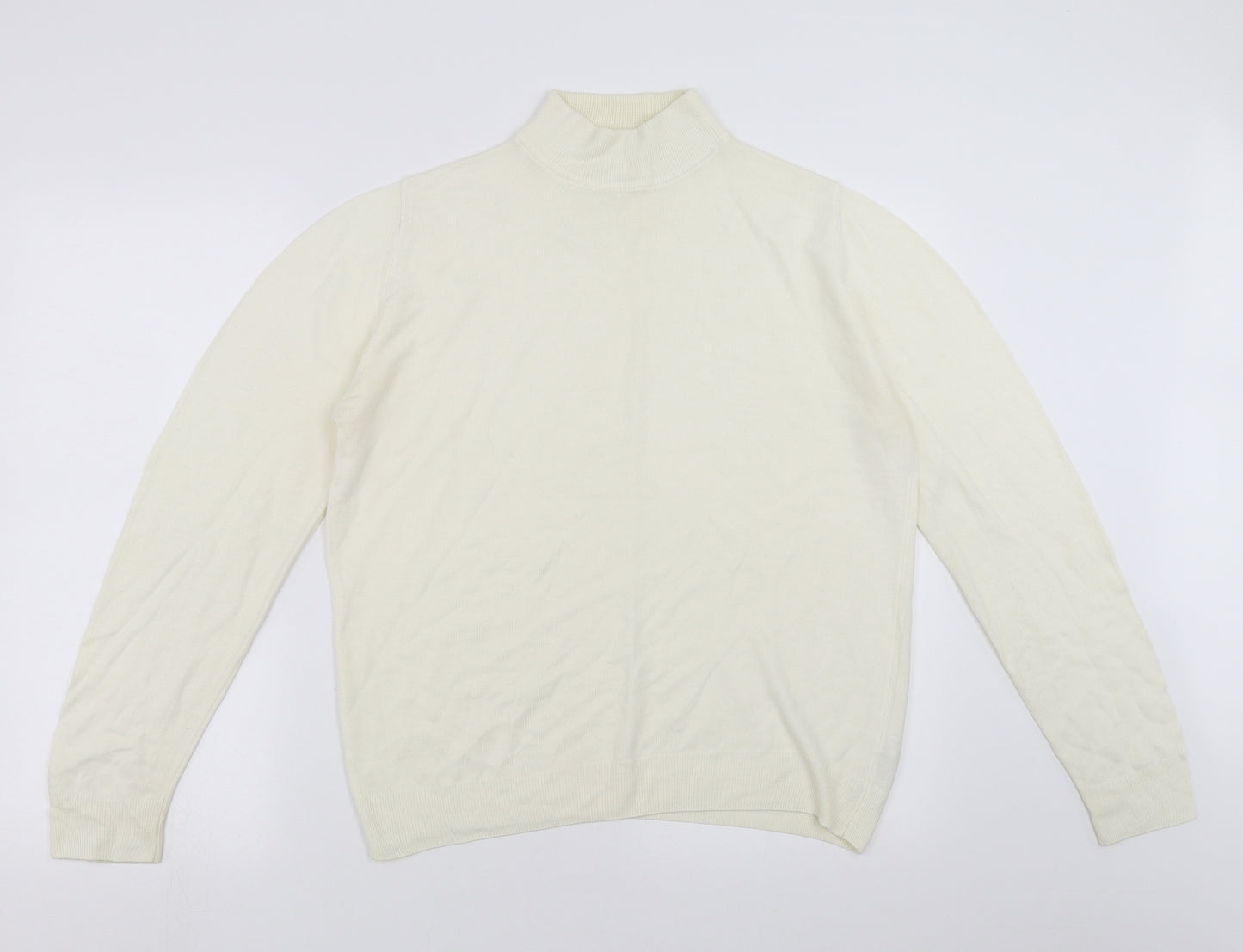 Marks and Spencer Womens Ivory   Pullover Jumper Size 12