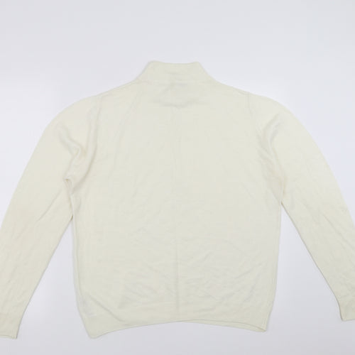 Marks and Spencer Womens Ivory   Pullover Jumper Size 12