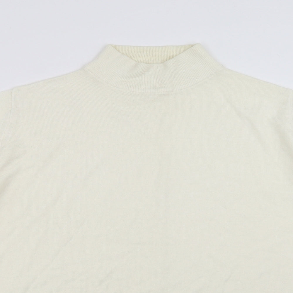 Marks and Spencer Womens Ivory   Pullover Jumper Size 12