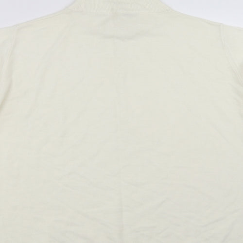 Marks and Spencer Womens Ivory   Pullover Jumper Size 12