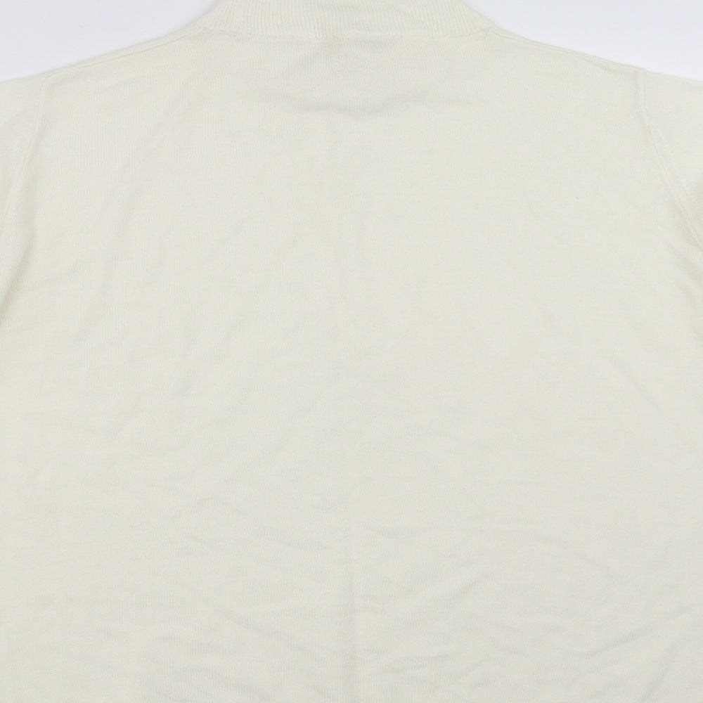 Marks and Spencer Womens Ivory   Pullover Jumper Size 12