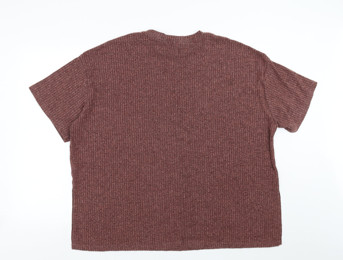 Primark Womens Brown Striped  Pullover Jumper Size XL