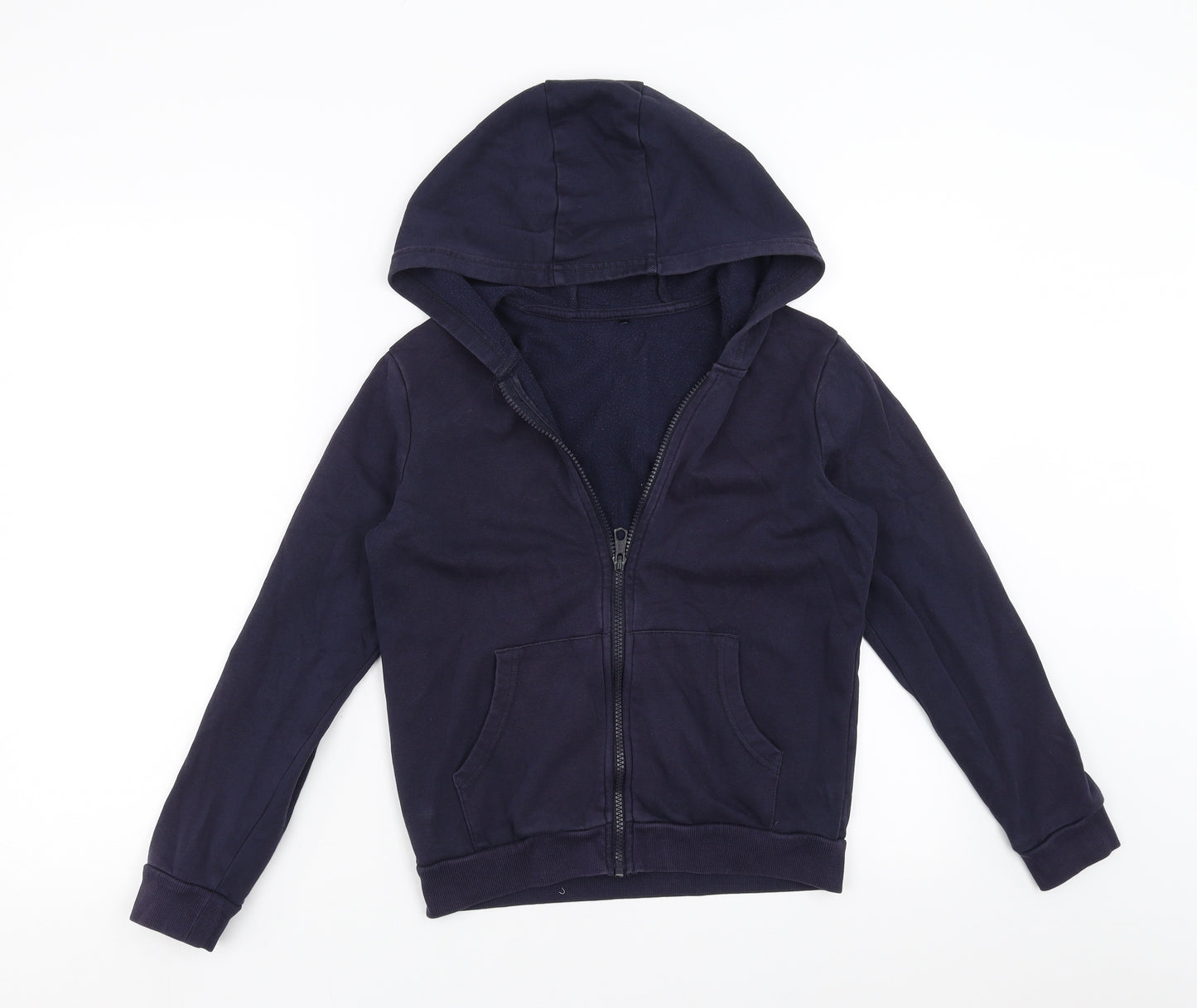 George Boys Blue   Full Zip Hoodie Size 10-11 Years