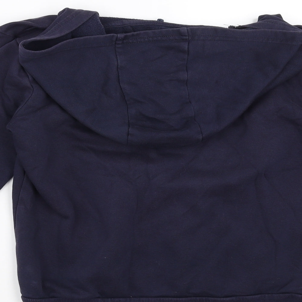 George Boys Blue   Full Zip Hoodie Size 10-11 Years