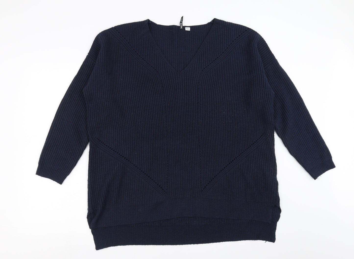 CAPSULE Womens Blue   Pullover Jumper Size L