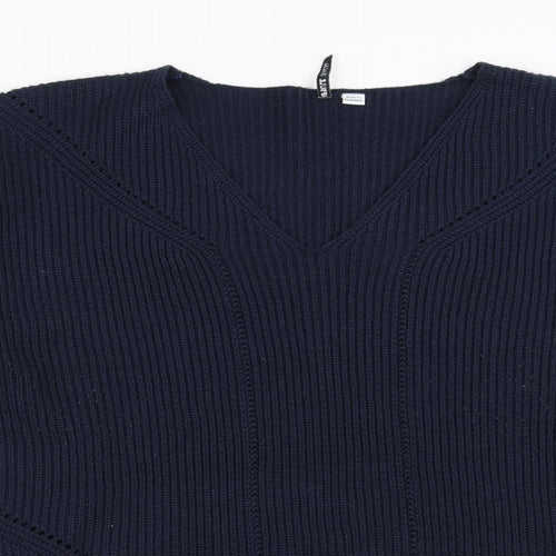 CAPSULE Womens Blue   Pullover Jumper Size L