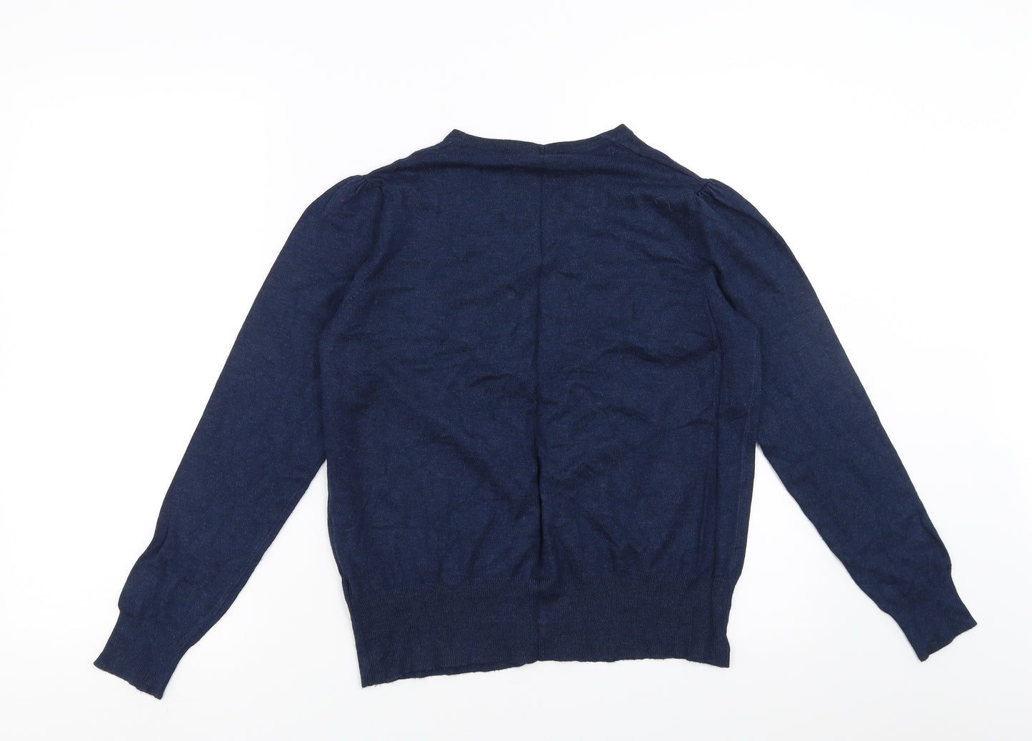 Marks and Spencer Womens Blue   Cardigan Jumper Size 14