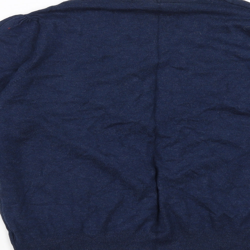 Marks and Spencer Womens Blue   Cardigan Jumper Size 14
