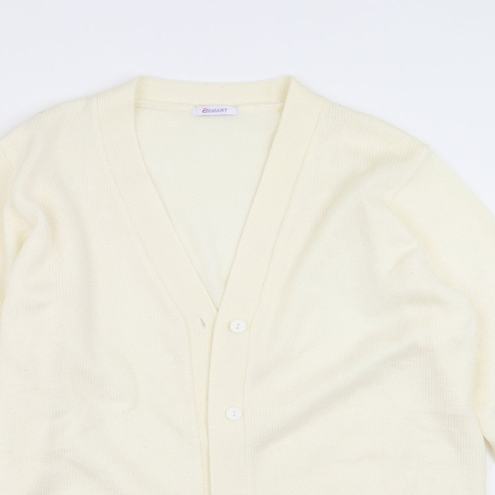 Damart Womens Ivory   Cardigan Jumper Size 14