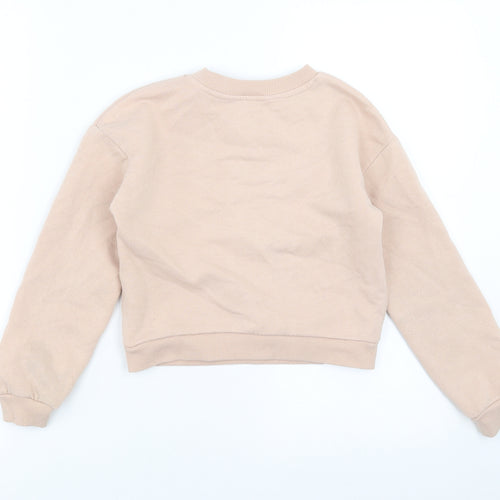Young Dimension Girls Pink   Pullover Sweatshirt Size 8-9 Years  - no filter