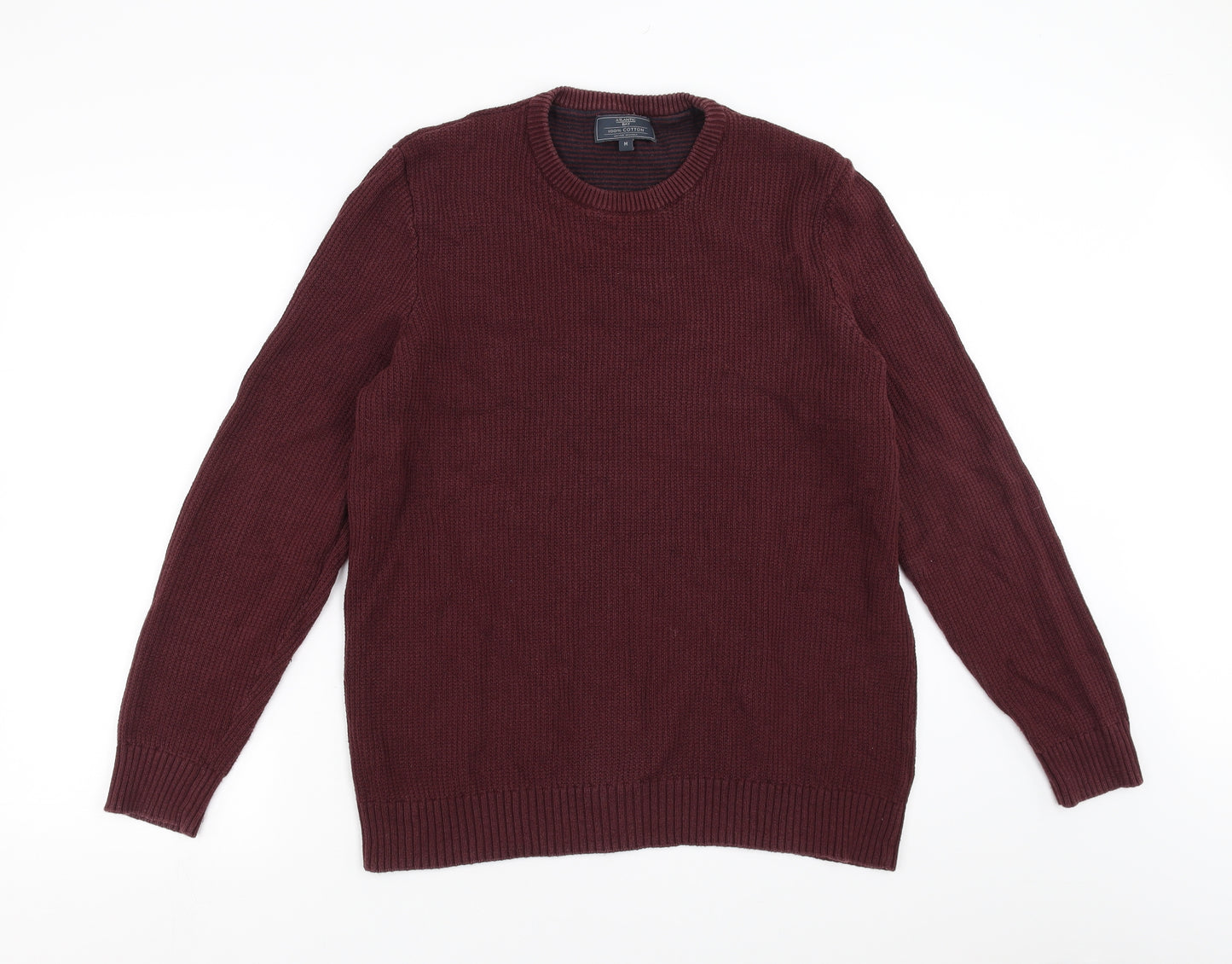 Atlantic Bay Mens Red   Pullover Jumper Size M