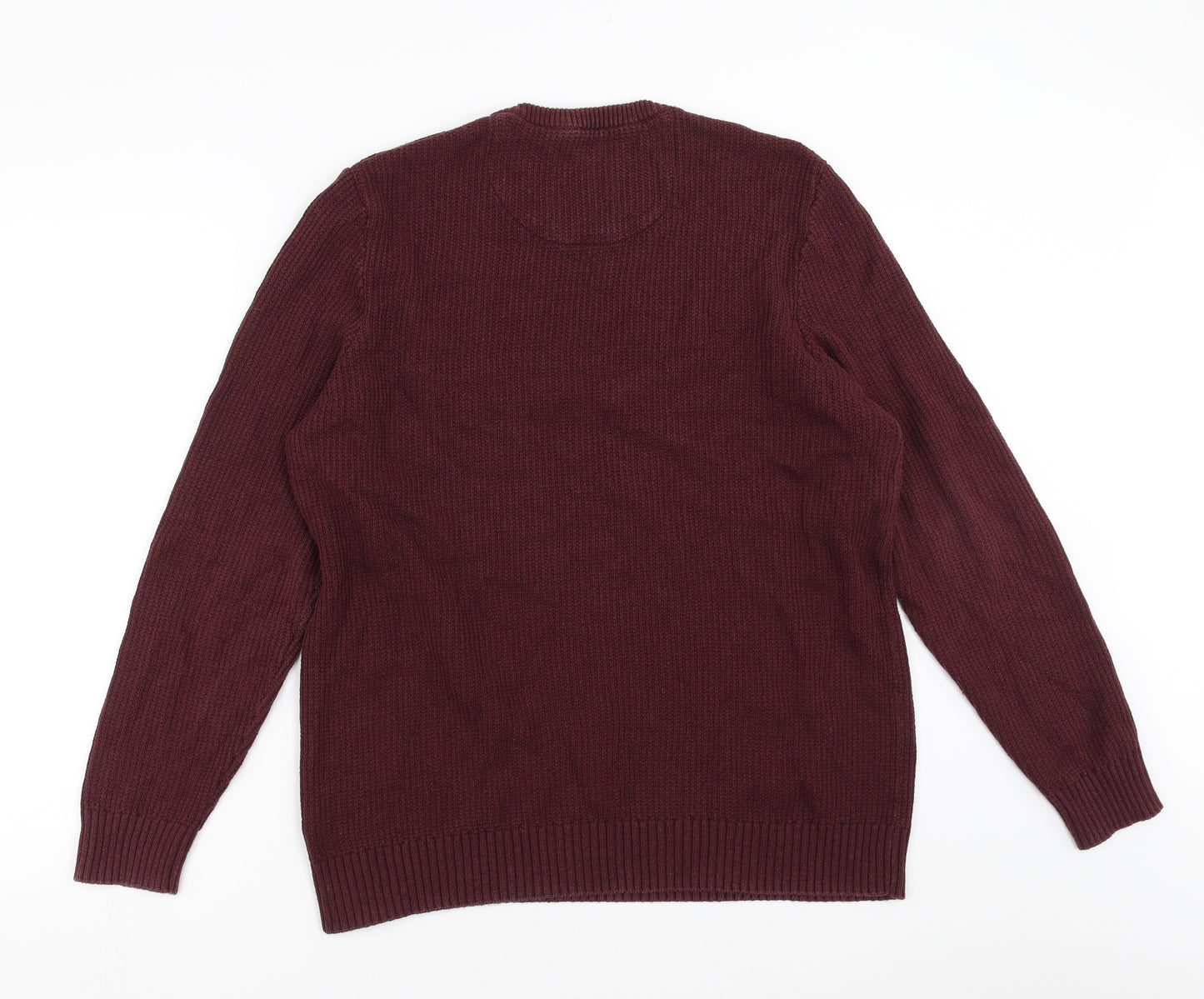 Atlantic Bay Mens Red   Pullover Jumper Size M