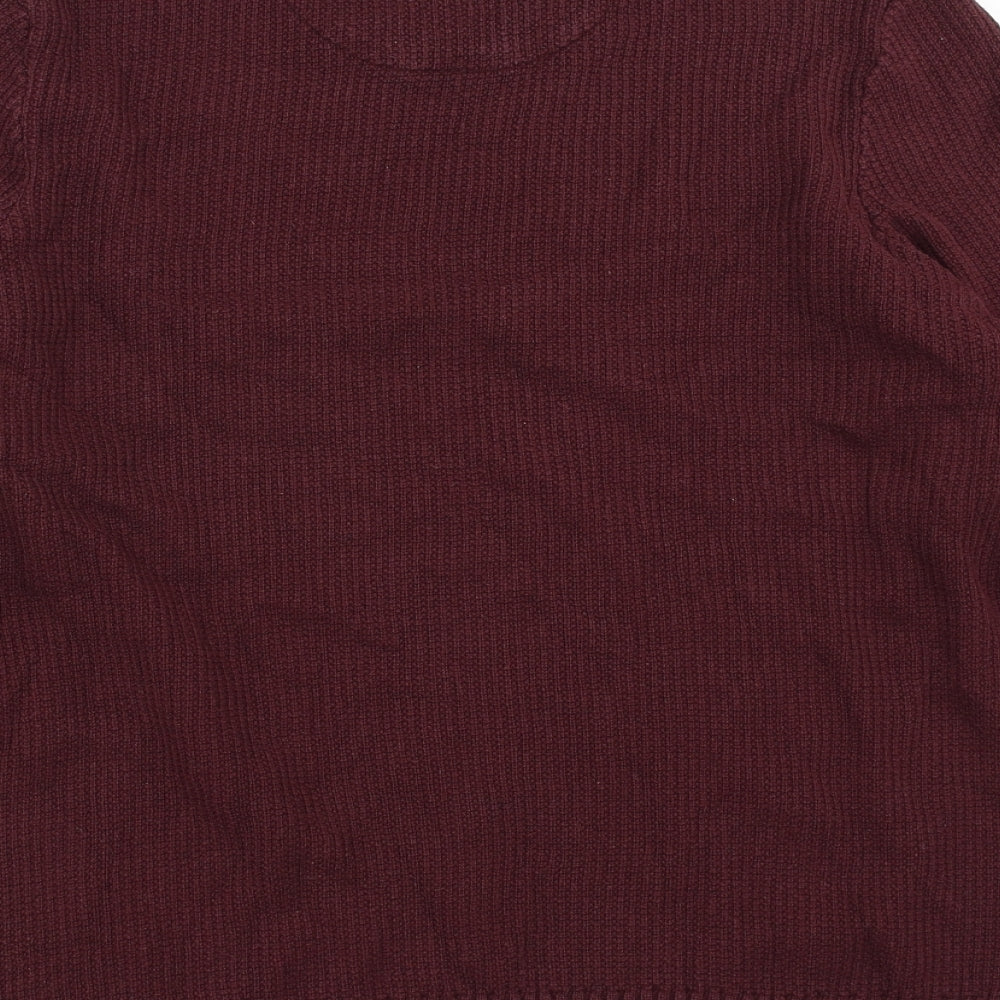 Atlantic Bay Mens Red   Pullover Jumper Size M