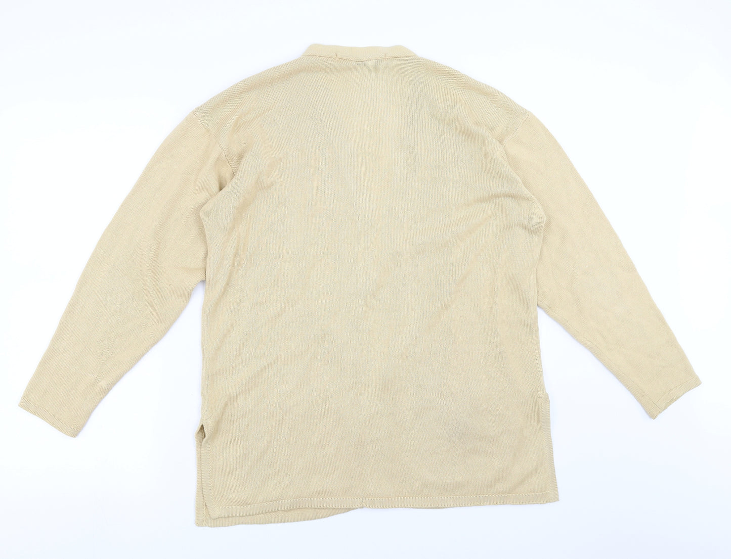 TIGI Womens Beige   Cardigan Jumper Size S