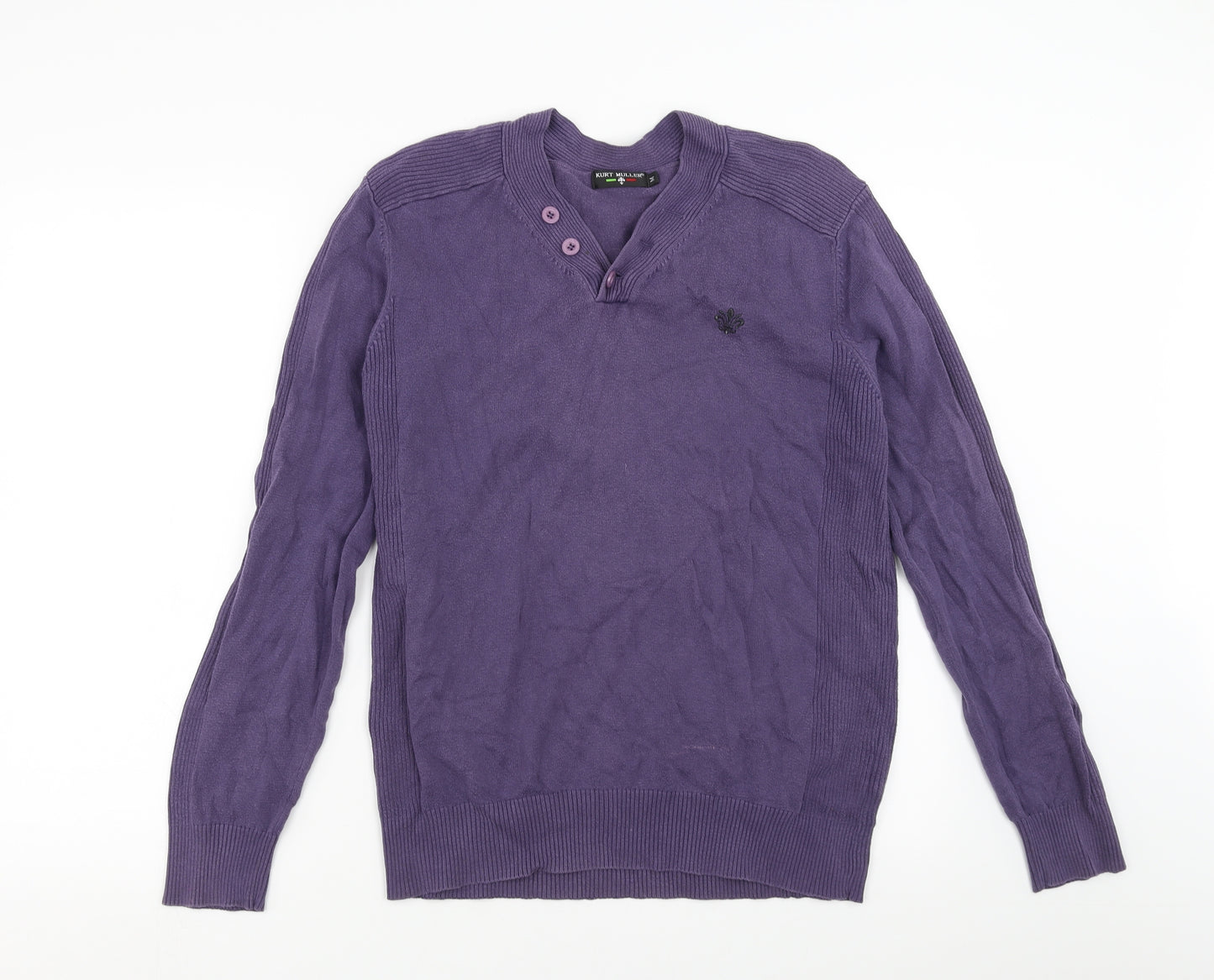Kurt Muller Mens Purple   Pullover Jumper Size M