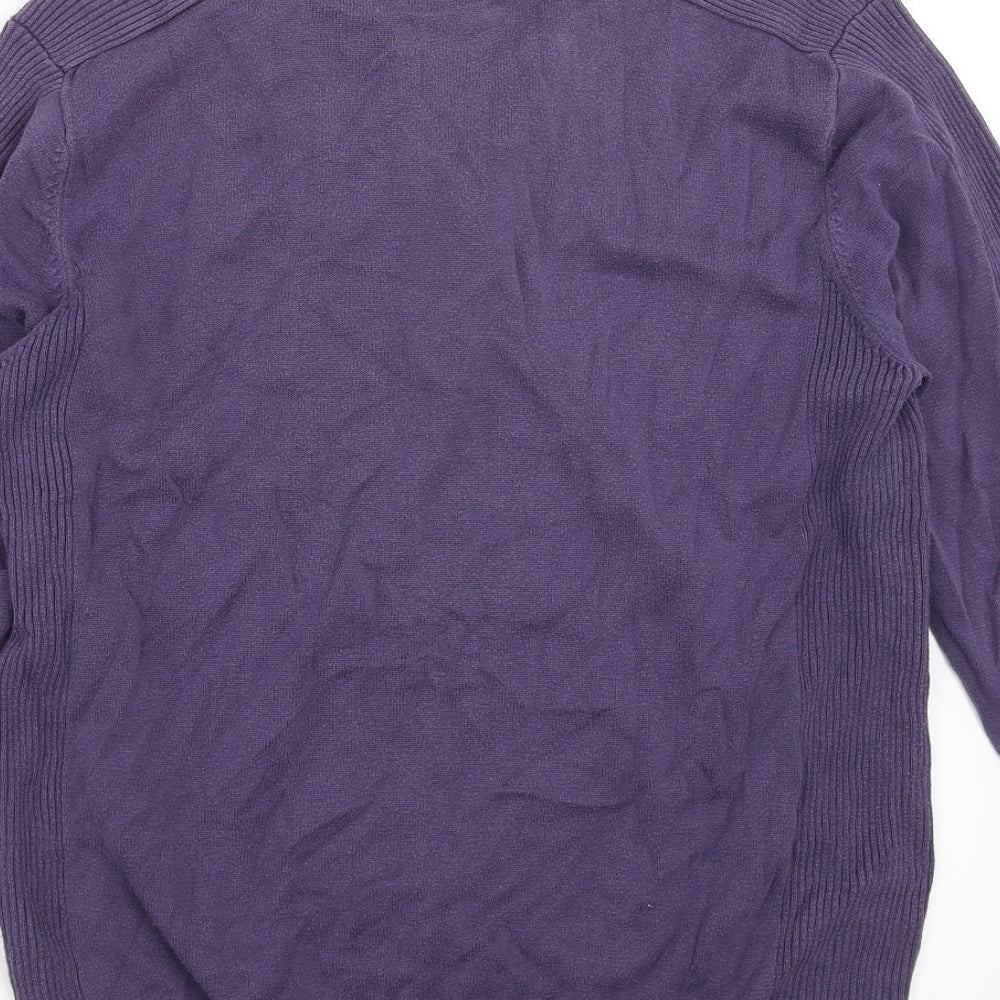 Kurt Muller Mens Purple   Pullover Jumper Size M