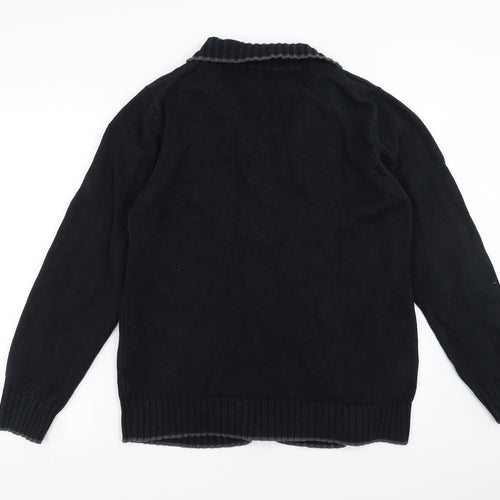 NEXT Mens Black   Pullover Jumper Size M