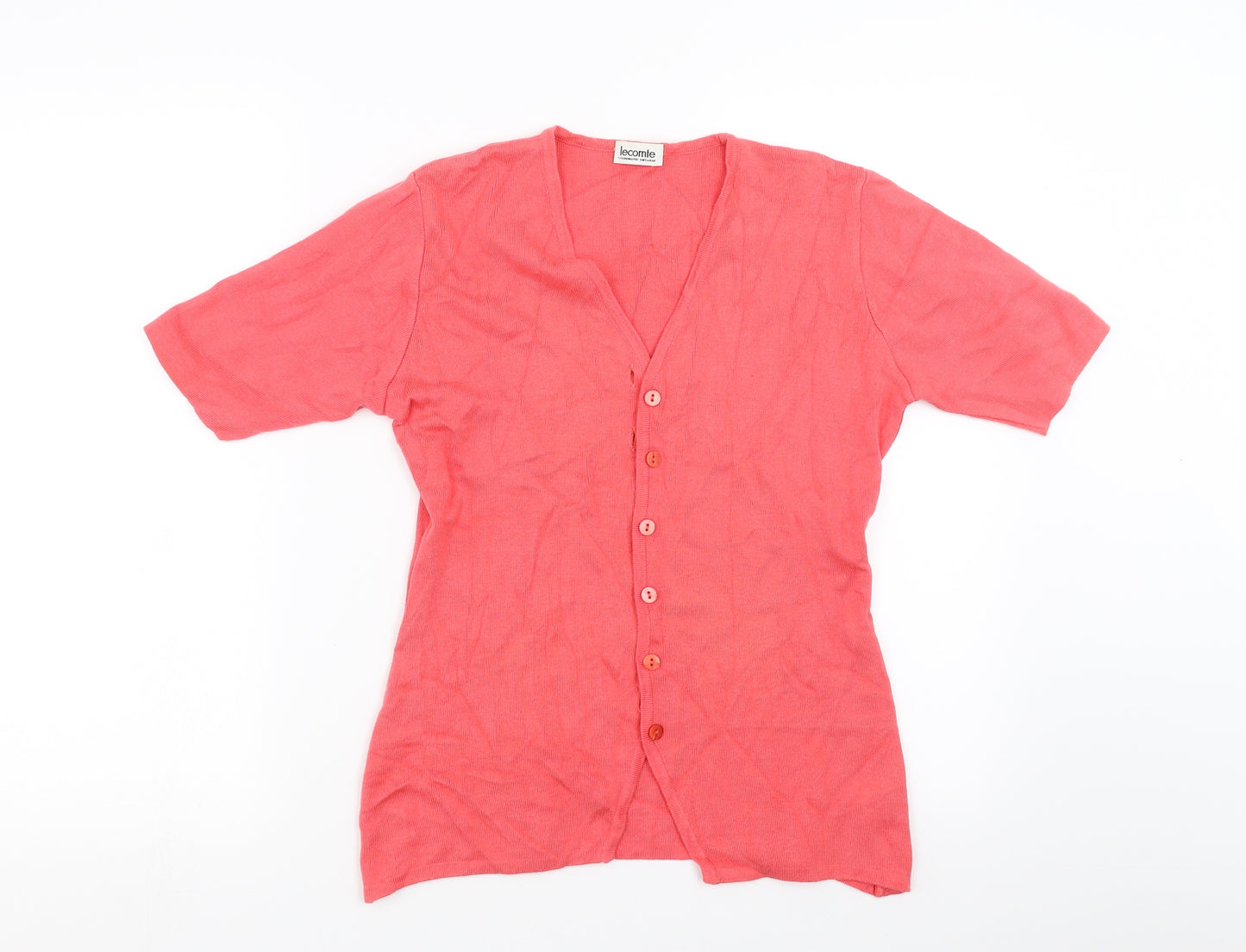 Le Comte Womens Pink   Cardigan Jumper Size 12