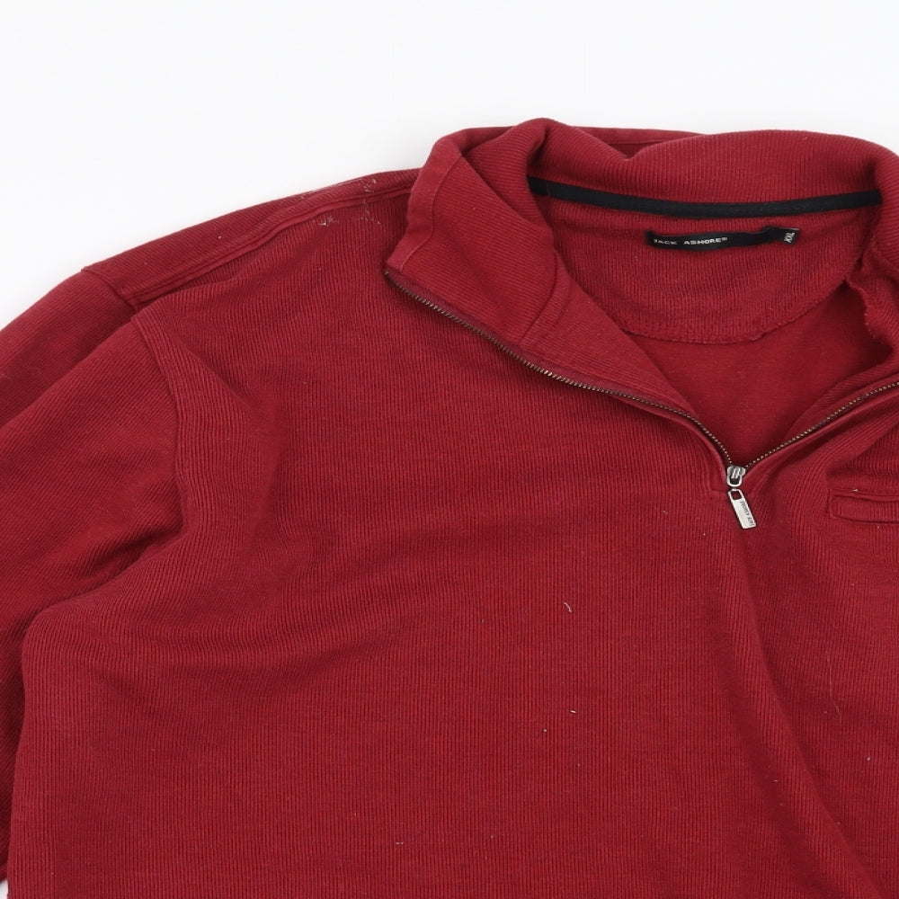 Jack Ashore Mens Red   Pullover Sweatshirt Size 2XL
