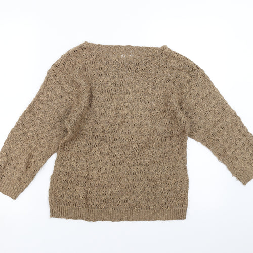 OPUS Womens Brown   Pullover Jumper Size S